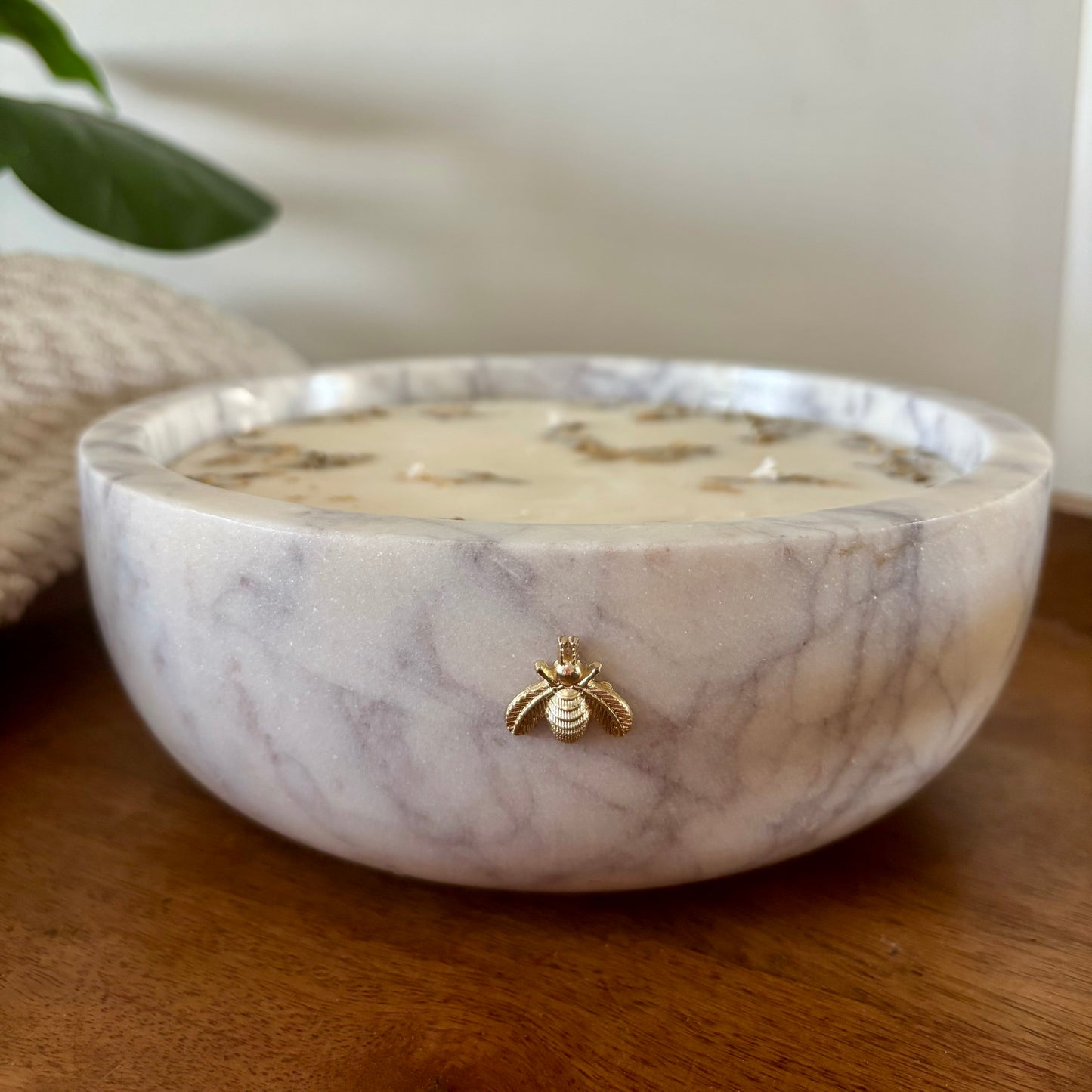 Marble Honeycomb Candle